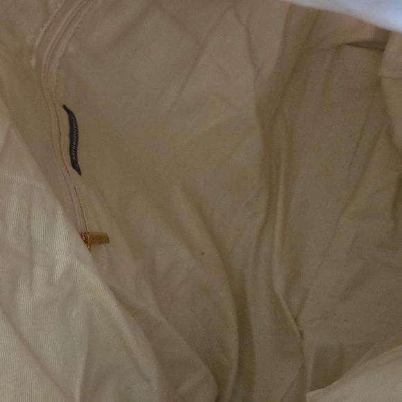 Anthropologie Woven Brown and Cream Tote / Shoulder Bag - Picture 5 of 14